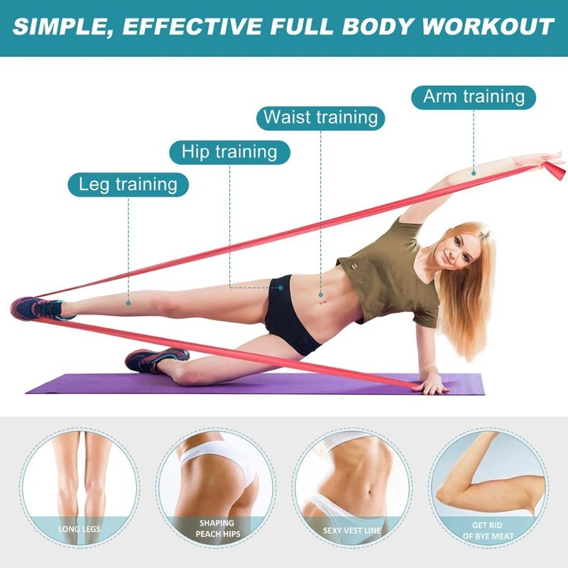 Natural Latex Resistance Bands - Home Gym Routine 评论和价格