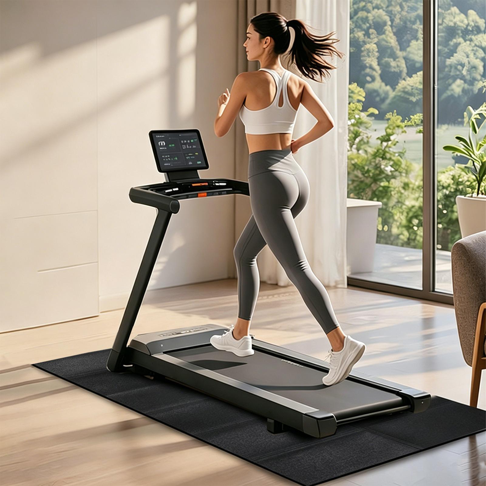 Treadmill Mat Vibration Absorb - Leg Home Gym Workout 评论和价格