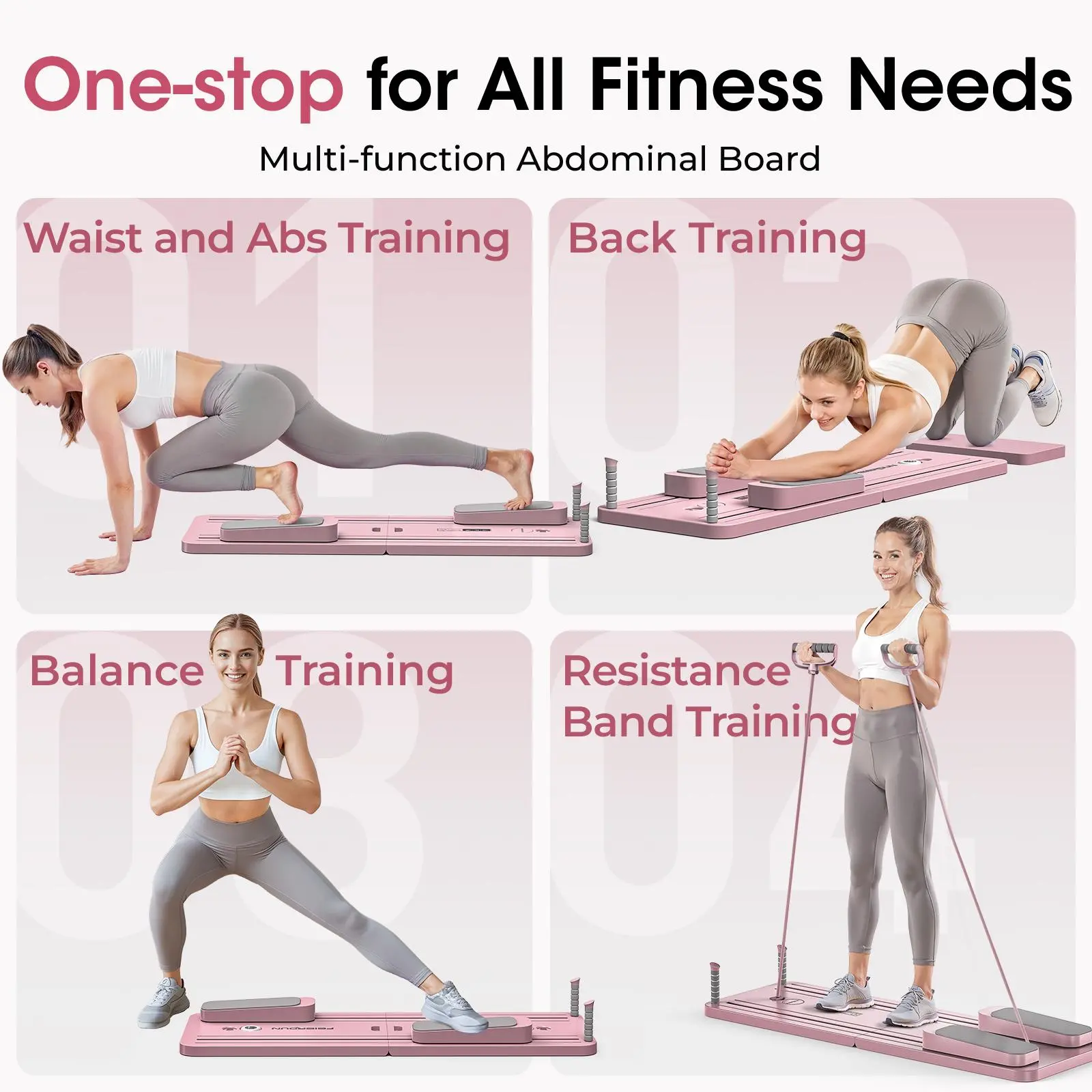 Foldable Pilates Board Multifu - Home Gym Yoga 评论和价格