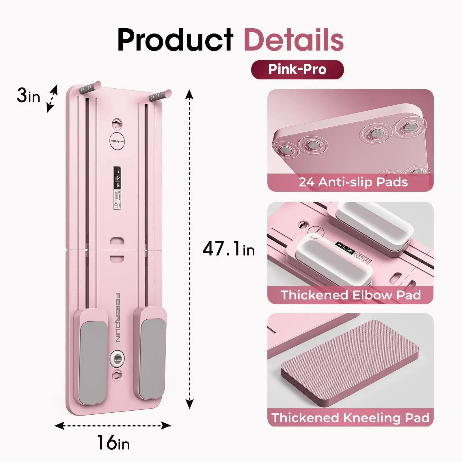 Foldable Pilates Board Multifu - Home Gym Yoga 评论和价格