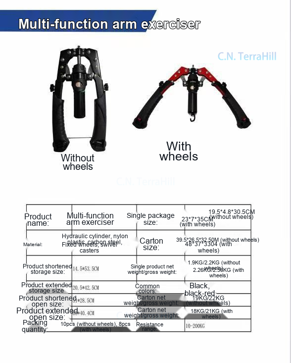 Adjustable Hydraulic Grip Stre - Home Gym Portable 评论和价格