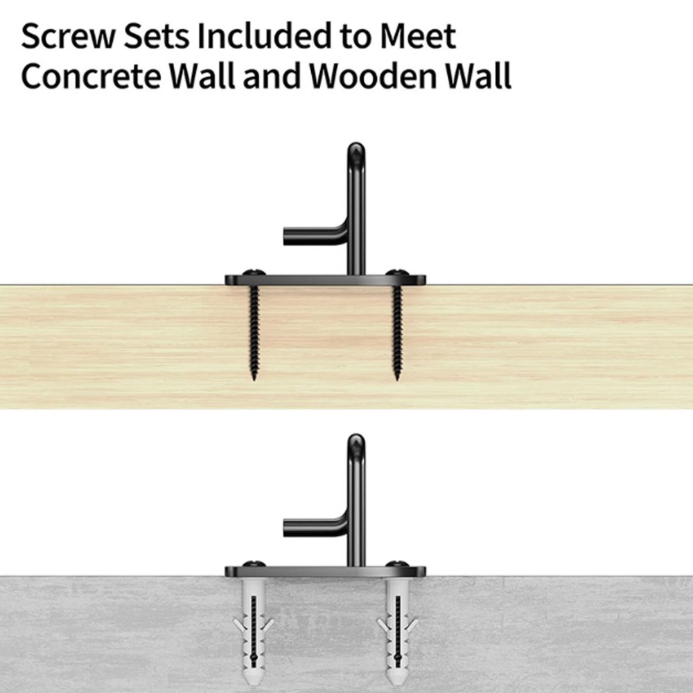 3Pcs Black Exercise Band Wall  - Home Gym Yoga 评论和价格