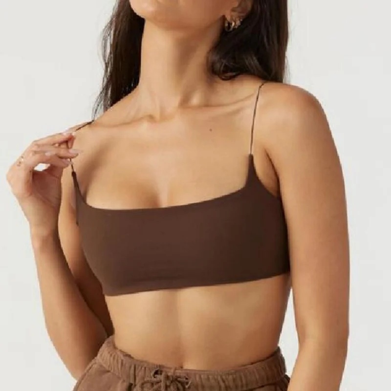 FUBEIKE Girl Brown Sports Bra  - Home Gym Yoga 评论和价格