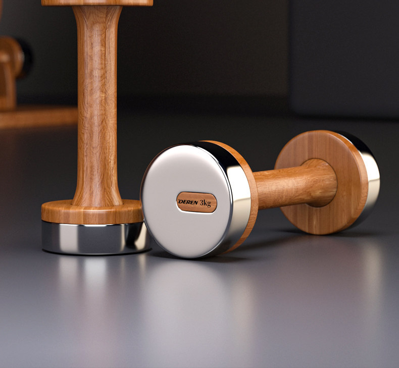 Wood & Steel Adjustable Dumbbe - Home Gym Equipment Set 评论和价格