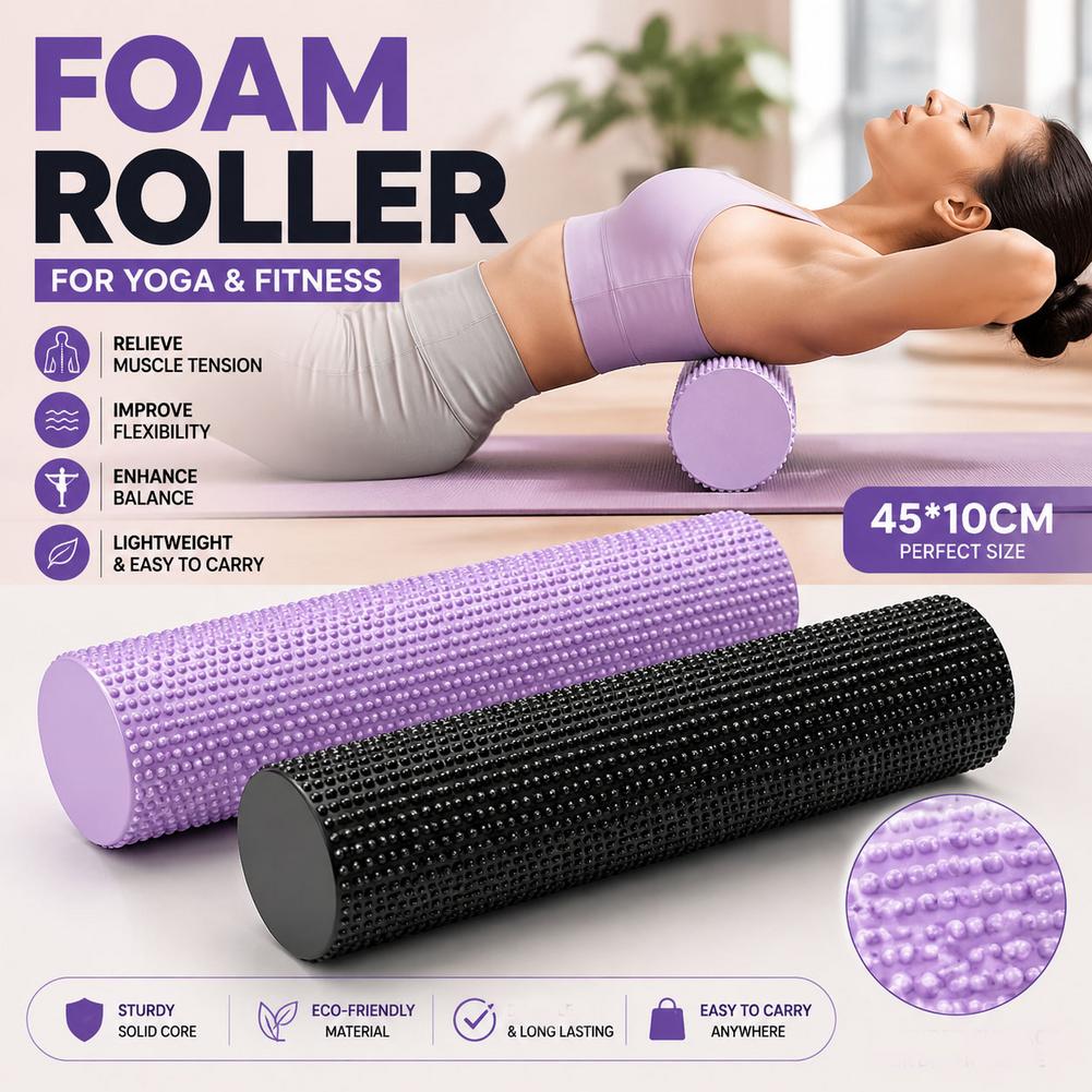 EVA High Density Yoga Foam Rol - Home Gym Yoga 评论和价格