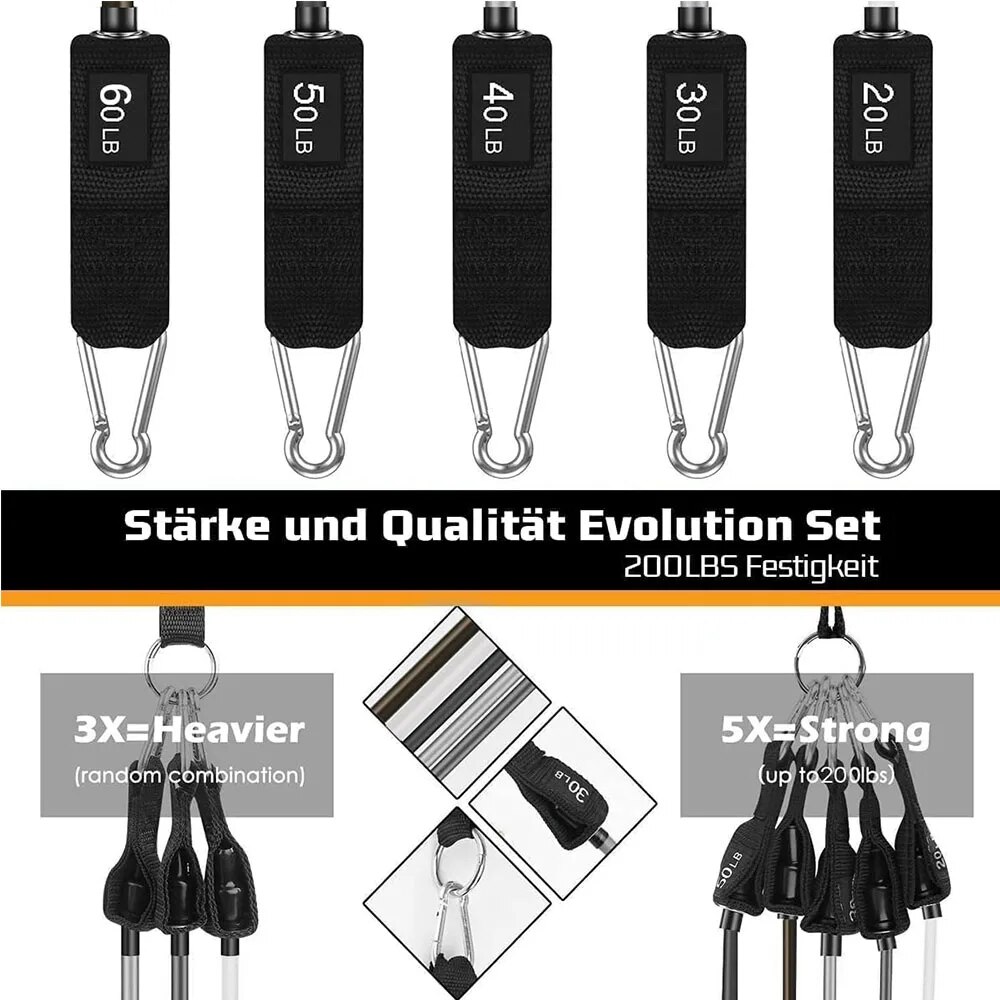 Resistance Bands Set Tension P - Home Gym Equipment Set 评论和价格