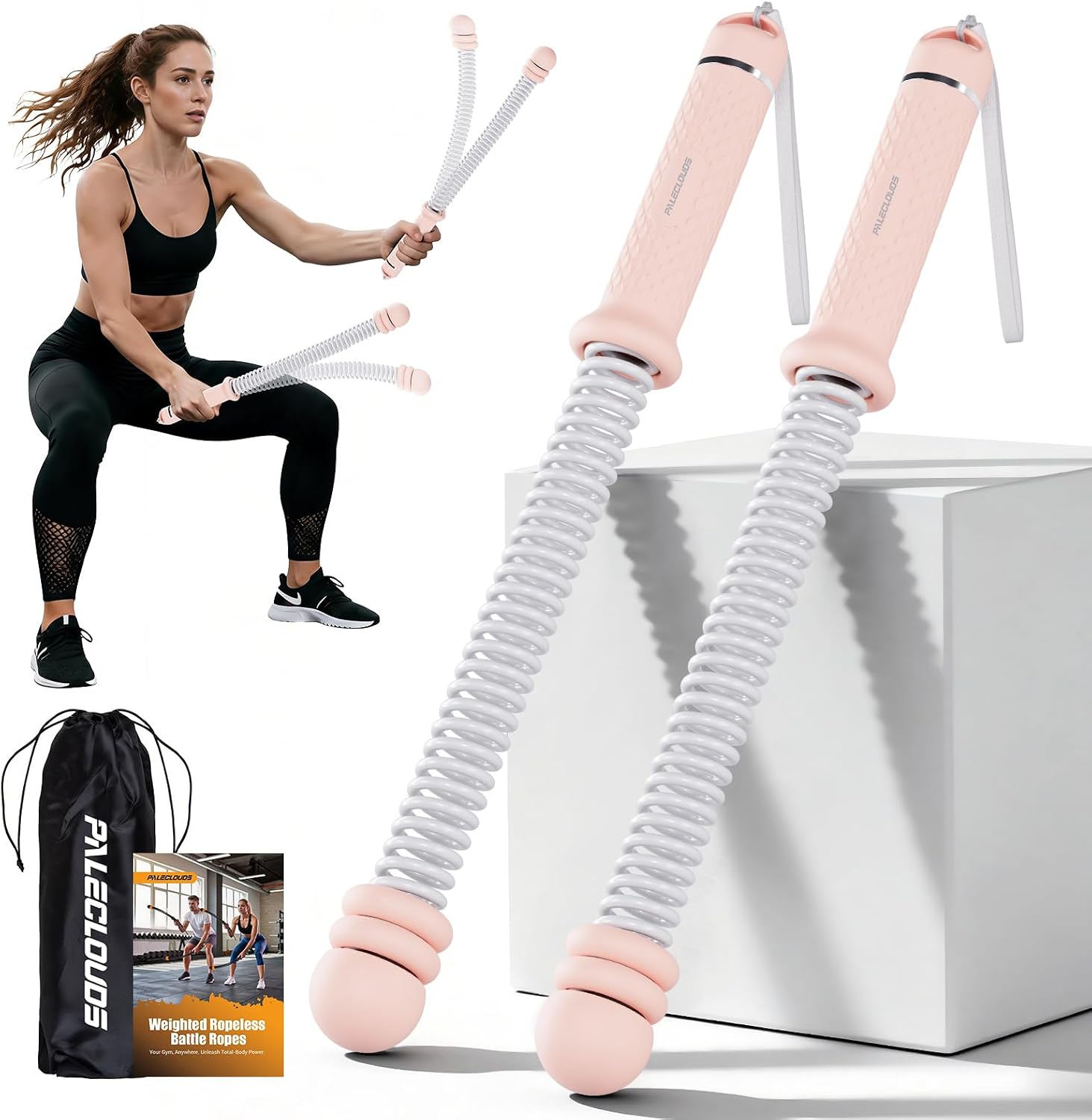 Portable Ropeless Battle Ropes - Home Gym Portable 评论和价格