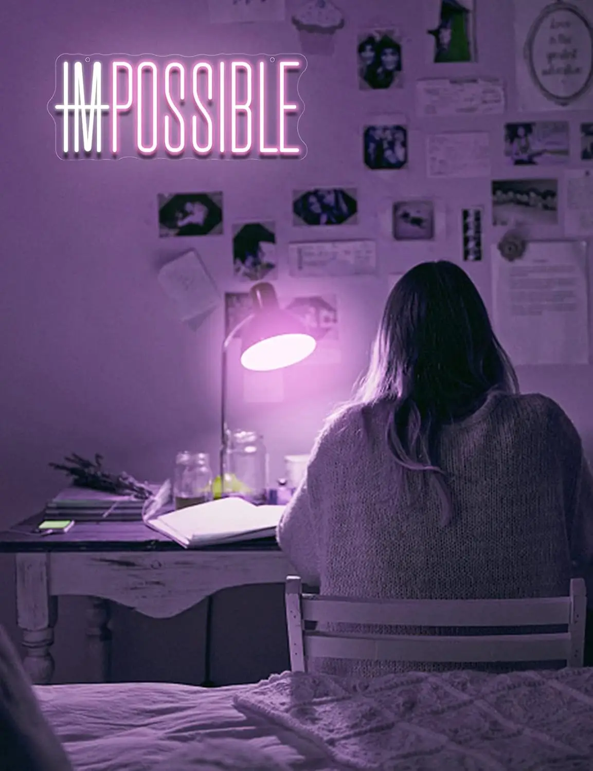 I'm Possible Neon Sign Party D - Home Gym Neon Sign 评论和价格