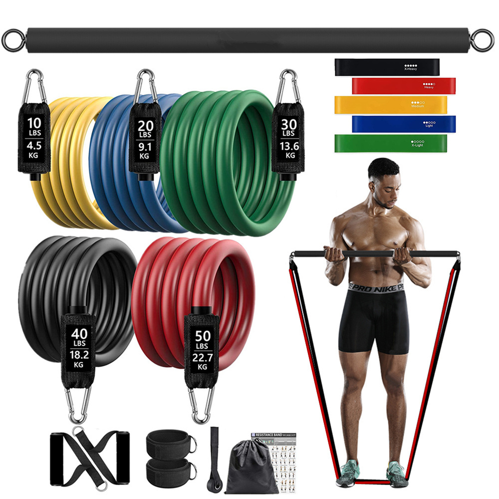 150lb Fitness Booty Resistance - Home Gym Equipment Set 评论和价格