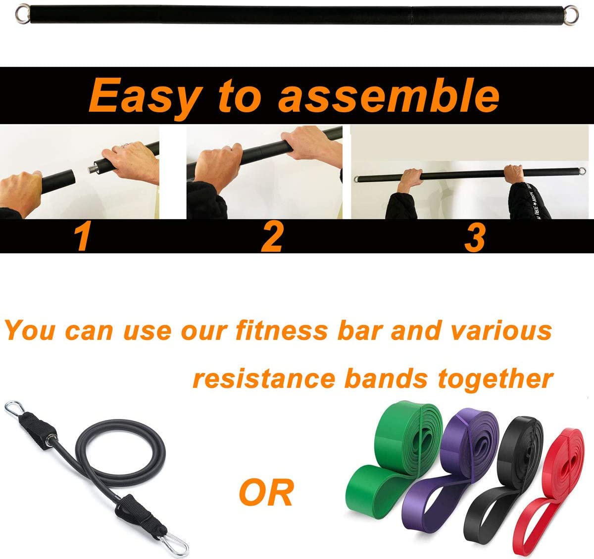 150lb Fitness Booty Resistance - Home Gym Equipment Set 评论和价格